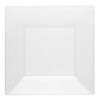 Smarty Had A Party 6.5" Clear Square Plastic Cake Plates (120 Plates) - 2 of 4