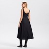 Women's Cap Sleeve Gathered Waist Midi A-Line Dress - A New Day™ - 2 of 3