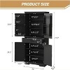 72" Tall Cabinet with Drawer, 6 Doors and Adjustable Shelves, Large Kitchen Pantry Storage Cabinet for Dining Room, Living Room - 3 of 4