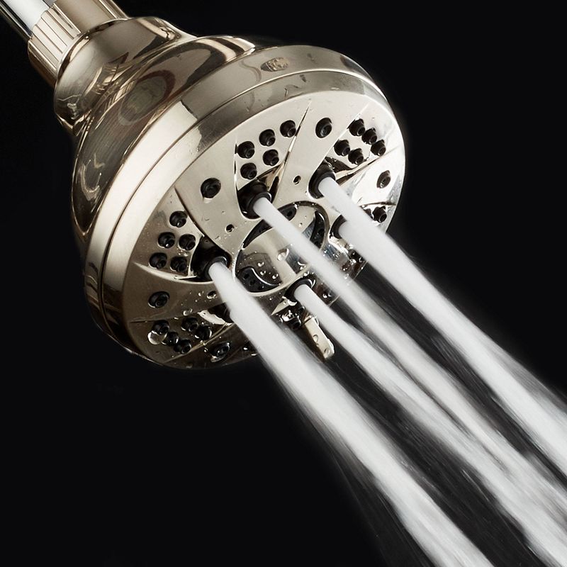 Six Setting High Pressure Luxury Spiral Shower Head with On/Off and Pause Mode - AquaDance, 4 of 8