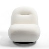 GDFStudio Cornelia Modern Swivel 29.92" H Velvet Armless L-shaped Chair - 4 of 4