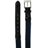 CTM Men's Braided Elastic Stretch Belt with Croc Print End Tabs - 4 of 4