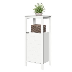 Madison Collection Single Door Floor Cabinet White - RiverRidge Home - 1 of 4