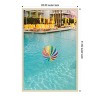 Amanti Art Palm Springs Pool Day by Bethany Young Wood Framed Wall Art Print - 3 of 4