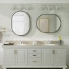 Apmir Oval High-Strength Tempered Glass and Aluminum Alloy Framed French Cleat Mounted Wall Decor Bathroom Vanity Mirror with 5-Year Warranty - 3 of 4