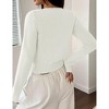 Women's Cropped Knit Cardigan Open Front Tied Short Sweater Cover Up - 4 of 4