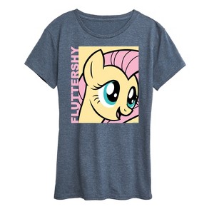 Women's - My Little Pony - Character Block Fluttershy Short Sleeve Graphic T-Shirt - 1 of 4