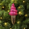 3" Christmas Fabric Disco Ice Cream Cone Ornament - Wondershop™ - 2 of 3