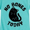 Girls' - Instant Message - No Bones Today Melty Cat Fitted Short Sleeve Graphic T-Shirt - 2 of 4