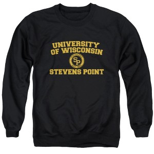 University of Wisconsin Stevens Point Official Circle Logo Adult Crewneck Sweatshirt - 1 of 4