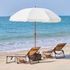 Yaheetech 7.5ft Patio Umbrella with Outdoor Crank Operating Umbrella - 2 of 4