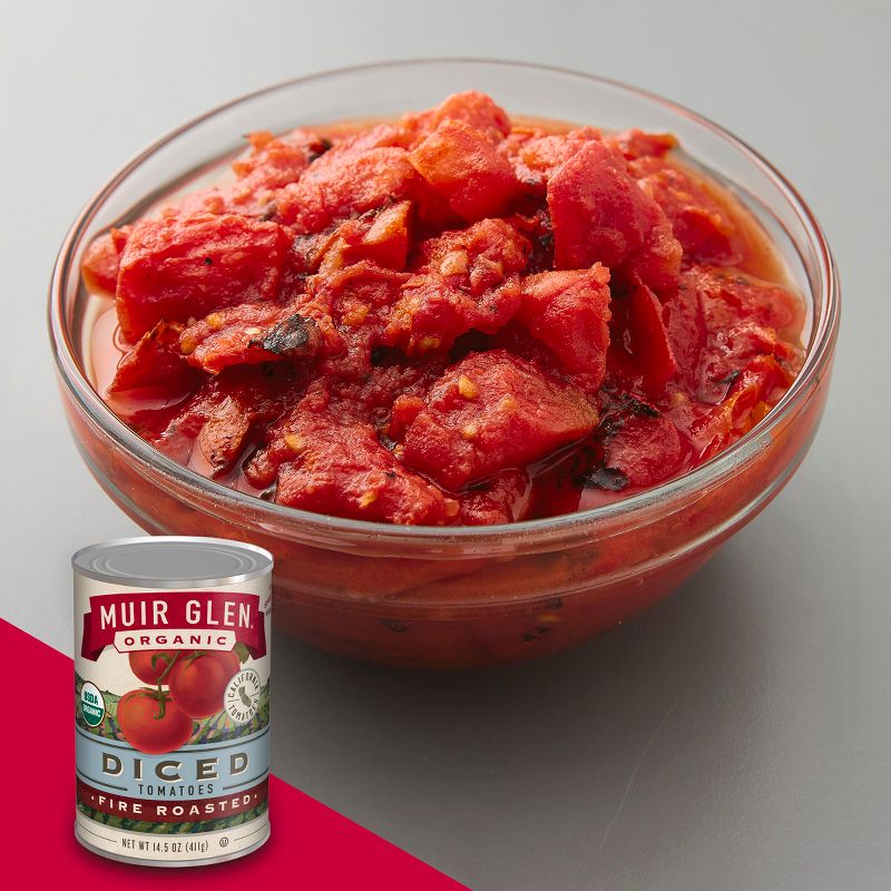 Muir Glen Fire Roasted Diced Tomatoes - 14oz, 4 of 12