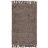 Unique Loom Chunky Jute Solid Indoor Hand Made Fringe Area Rug - 2 of 4