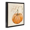 Stupell Industries Fall My Favorite Color Seasonal Floating Frame Canvas Art, Black, 25" x 25" - 2 of 4