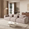 Modular Sectional Sofa Couch,118.12" Cloud Oversized Sofa,Minimalist 3 Seater Sofa Wide Deep Seat Convertible Couches for Living Room - 2 of 4