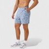 Anna-Kaci Active Men's Printed Athletic Shorts with Elastic Waistband and Side Pockets - 3 of 4