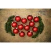 Northlight Shiny Finish Glass Christmas Ball Ornaments - 2.75" (70mm) - Red - 12ct - 2 of 4
