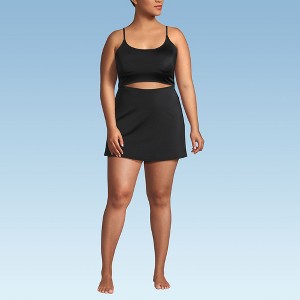 Lands' End Women's Tugless Monokini Swim Dress Swimsuit - 1 of 4