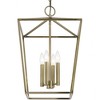 Livex Lighting Devone 4 - Light Chandelier in  Antique Brass - 3 of 4