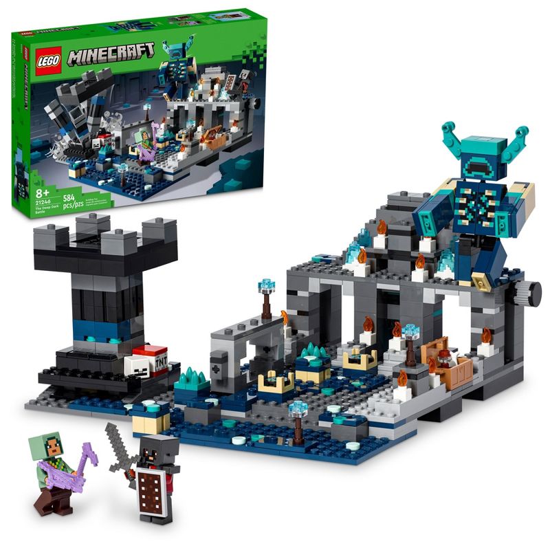 LEGO Minecraft The Deep Dark Battle Biome Building Toy 21246, 1 of 8