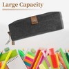 Unique Bargains Pencil Case Snowflake Oxford Style with Large Capacity for Office Supplies 1 Pc - 3 of 4