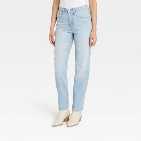 Women's High-rise 90's Straight Jeans - Universal Thread™ Light