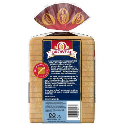 Oroweat Country Buttermilk Bread - 24oz : Target