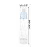 Unique Bargains Portable Round Airless Pump Spray Bottle White 1 Pc - 4 of 4