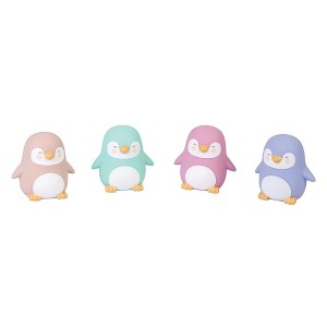 SARO Penguins Party Bath Toys, 4 sets: Fun Bath Time for Babies 4+ Months - 1 of 4