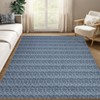 Indoor Modern Washable Soft Non Slip Area Rugs Contemporary Low Pile Floor Carpet for Bedroom Living Room Home Office - 2 of 4
