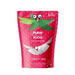 Raw Sugar Kids' Bath Bomb - Strawberry + Vanilla - 9.6oz/6ct