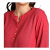 Women's Henley Waffle Knit Tunic Top - umgee 1X - image 3 of 3