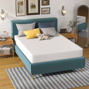 BestMassage 10 Inch Green Tea Memory Foam Mattress Cooling Gel Infused Mattress Medium Firm Mattresses - 1 of 4