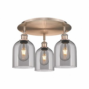 Bella - 3 Light Flush Mount In Industrial Style-10.5 Inches Tall and 17.25 Inches Wide - 1 of 1