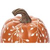 Gallerie II Tall Orange Leaf Pumkin Figurine - 2 of 3