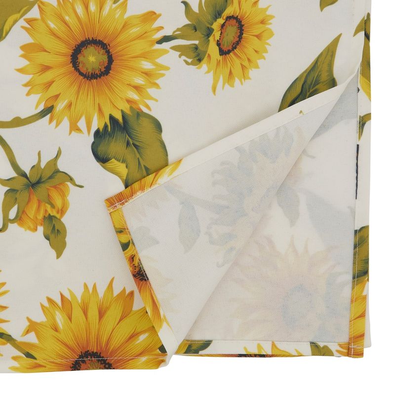 Saro Lifestyle Summer Tablecloth With Sunflower Design, 2 of 6