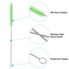 Unique Bargains Nylon Flexible Bendable Long Reusable Drinking Straw 10 Pcs - 4 of 4