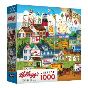 Cra-Z-Art Kellogg's - Town by the Sea 1000pc Jigsaw Puzzle - 1 of 4