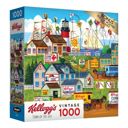 Cra-Z-Art Kellogg's - Town by the Sea 1000pc Jigsaw Puzzle - image 1 of 4