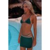 Moda Minx 'Forest Green' Bohemian Bay Ariella Micro Skirt - 3 of 4