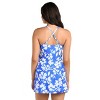 24th & Ocean Women's Standard Over The Shoulder Tankini Swimsuit Top - 3 of 3