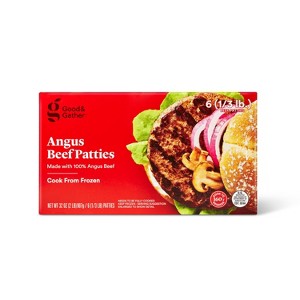 Angus Beef Burger Patties - Frozen - 32oz - Good & Gather™ - 1 of 3