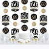 Big Dot of Happiness Adult 60th Birthday - Gold - Birthday Party DIY Dangler Backdrop - Hanging Vertical Decorations - 30 Pieces - 2 of 4