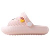 bebe Girls' Sandals - Comfortable Slides for Kids, Slip on Shoes and Sandals for Girls (Toddler) - 3 of 4