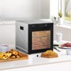 VEVOR Food Dehydrator Machine, 10 Stainless Steel Trays, 1000W Electric Food Dryer with Adjustable Temperature & 24-Hour Timer, Freeze Dryer, Black - 2 of 4