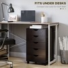 NicBex 3-Drawer Chest Mobile File Cabinet with Wheels Lateral Mobile Filing Under Desk Storage for Home, Office - 2 of 4