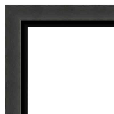 Tuxedo Black Framed Natural Cork Bulletin Board 41" x 29"