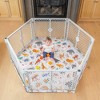 Toddleroo by North States Superyard Nook 6-Panel with ABC Securemat Baby Gate 66" - 2 of 4