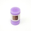 FONTOI Rustic Pillar Candle, Wax Candle for Home Decor, Warm Glow for Relaxation, Celebrations & Everyday Use, Purple, 3"*5"*3" - 3 of 4