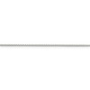 Black Bow Jewelry 1mm Sterling Silver, Mirror Box Chain Necklace - 3 of 4